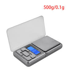 Mini Pocket Scales - Electronic Digital Scales to Weigh Darts - 200g - Accuracy 0.01g - LCD Display - Silver - Click Image to Close